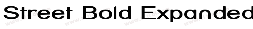 Street Bold Expanded字体转换